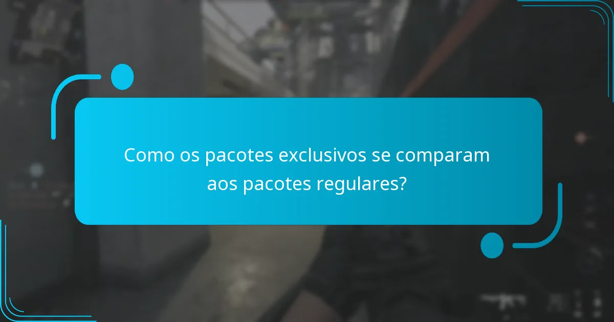 Como posso obter códigos para pacotes exclusivos?