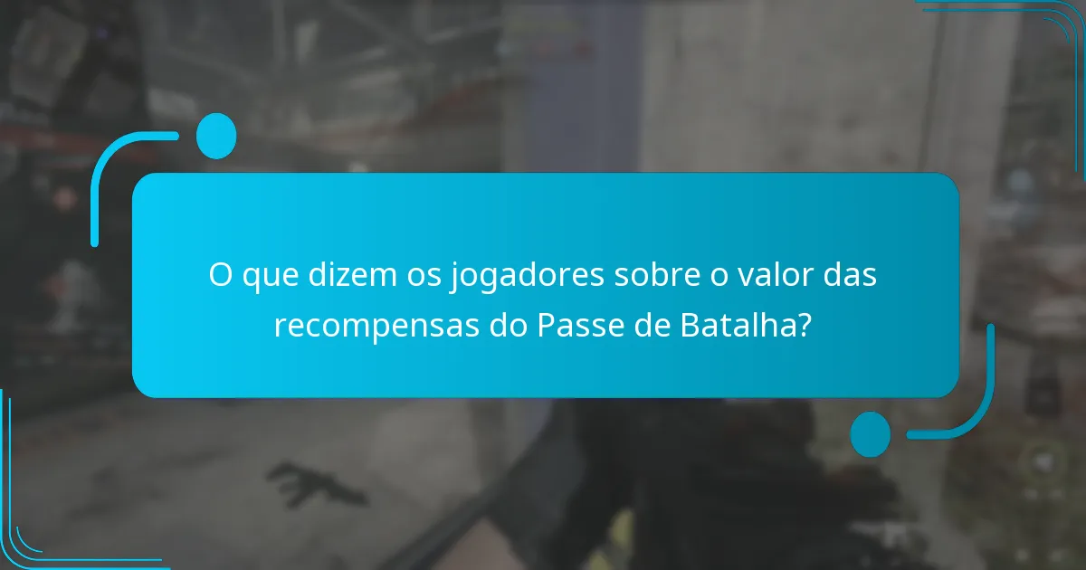 Como as recompensas do Passe de Batalha se comparam a outros jogos?