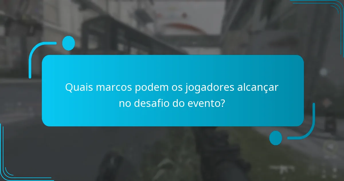 Como podem os jogadores alcançar efetivamente os marcos do evento?